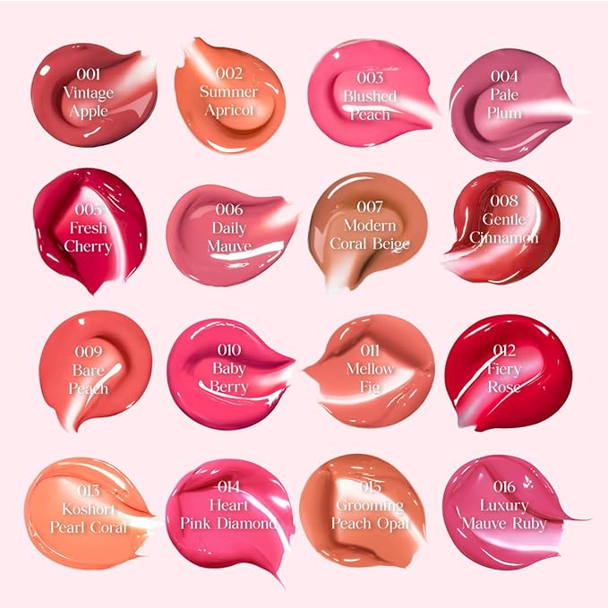 CLIO CRYSTAL GLAM TINT (013 KOSHORT PEARL CORAL), Glossy Finish, Lightweight, Buildable, Glass-Like, Smoothing, Long-Lasting, Vivid