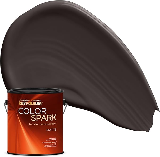 Rust-Oleum Color Spark Interior Paint and Primer in One, Matte, Semi-Sweet, 1 Gallon