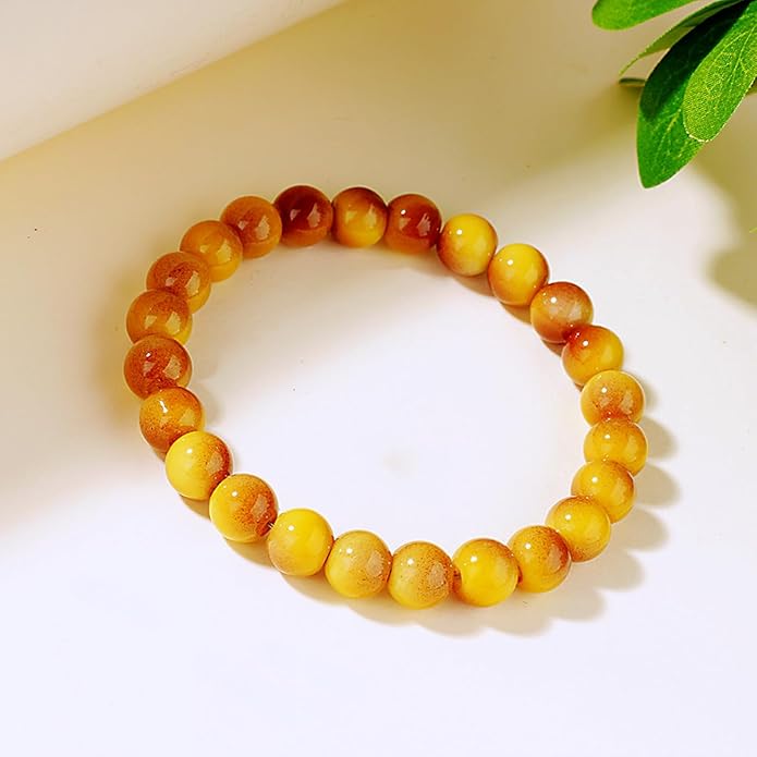 Evil Eye with Hematite Black Obsidian Tiger Eye Stone Triple Protection Bracelets for Men Women, Crystal Healing Stone Bracelet Bring Luck Prosperity and Happiness Jewelry