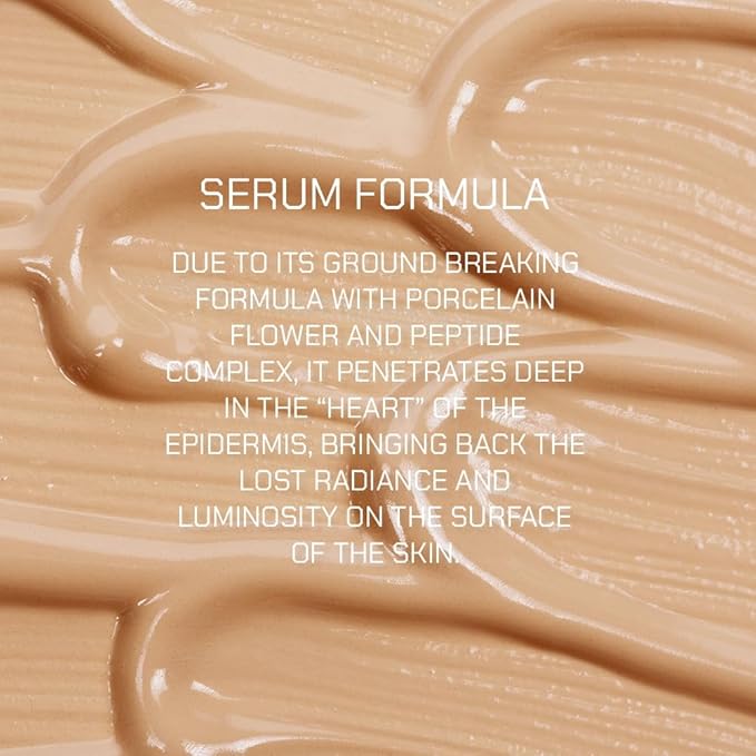 Radiant Professional Wonderlight Serum Lightweight Liquid Foundation Makeup SPF 20 - Alternative to Bronzer Powder - Color Corrector, Under Eye Concealer & Matte Eyeshadow Base-1.01 oz-Honey Beige(04)
