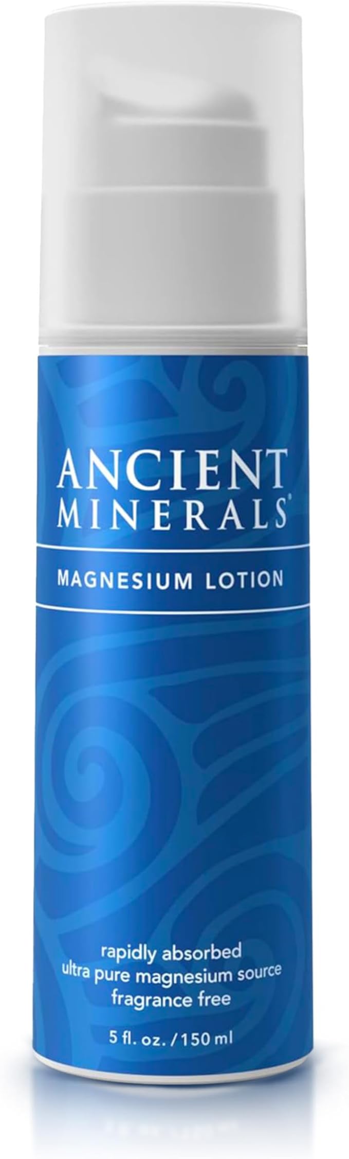Ancient Minerals Magnesium Lotion – Zechstein Magnesium Chloride Cream with Shea Butter, Organic Oils & Hyaluronic Acid for Skin Hydration, Non-Greasy Body Lotion, 5oz