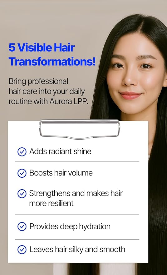K-Beauty LPP Hair Repair Treatment 33.8 Ounce – Korean Professional Formula with Hydrolyzed Keratin, Collagen, Argan Oil & Grape Seed – Deep Moisture & Shine for Damaged, Dry, Color-Treated Hair