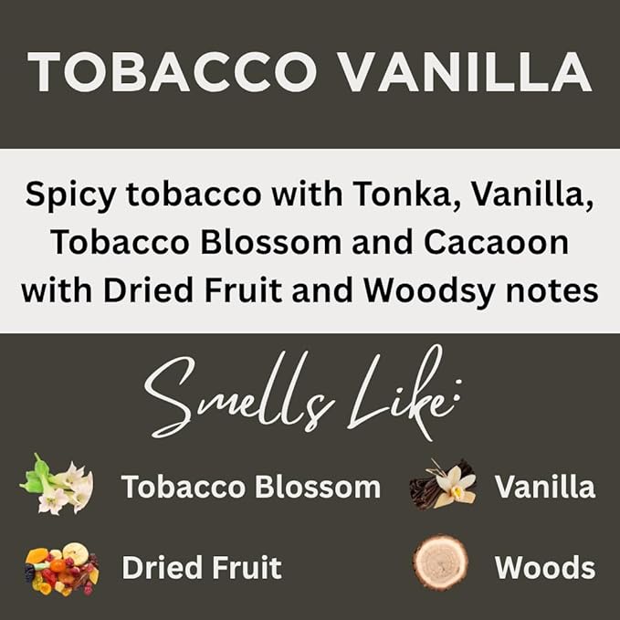 Black Canyon Tobacco Vanilla Scented Body Lotion with Lanolin and Jojoba Oil, 12 Oz