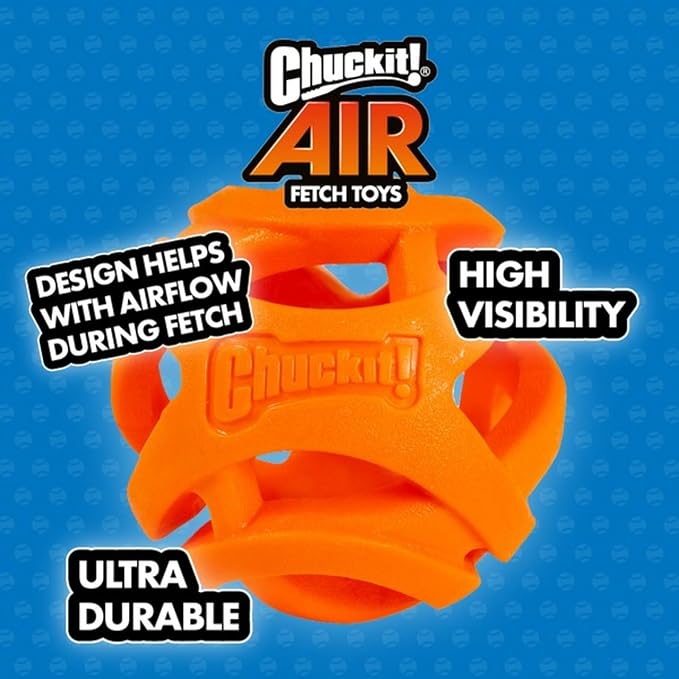 Chuckit! Air Fetch Wheel Dog Toy, Orange