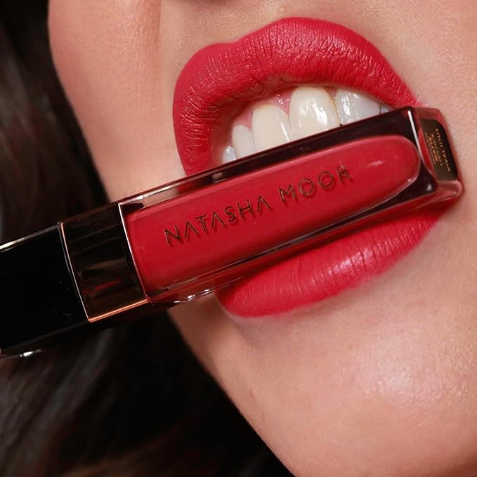 NATASHA MOOR: Molten Matte Liquid Lipstick - Long-Lasting, Hydrating, Matte Finish with Moisturizing Vitamin E - Waterproof, Kiss-Proof, Cruelty-Free - 12-Hour Stay Power - GRATITUDE