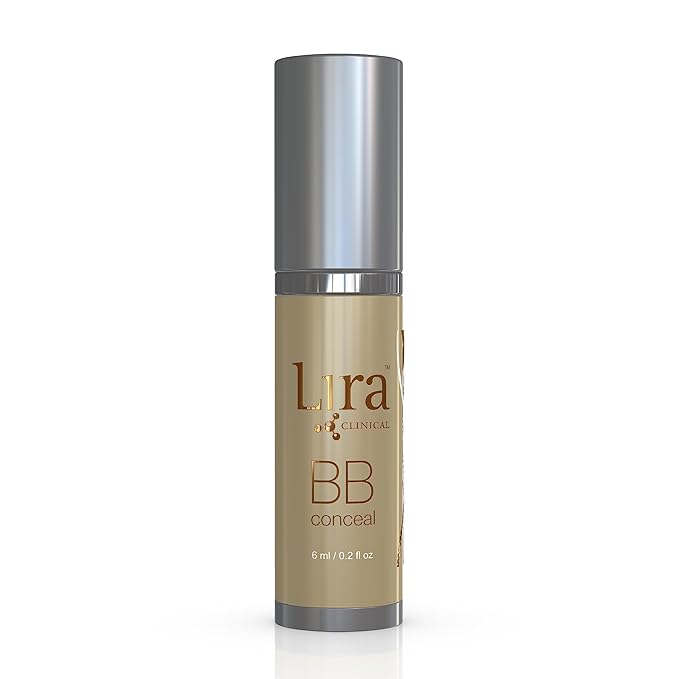 Lira Clinical BB Conceal - Color Corrector & Concealer with Plant Cells & Peptides - Conceal & Correct Dark Spots and Pigment - 0.2 fl oz. (BB Conceal Marigold)