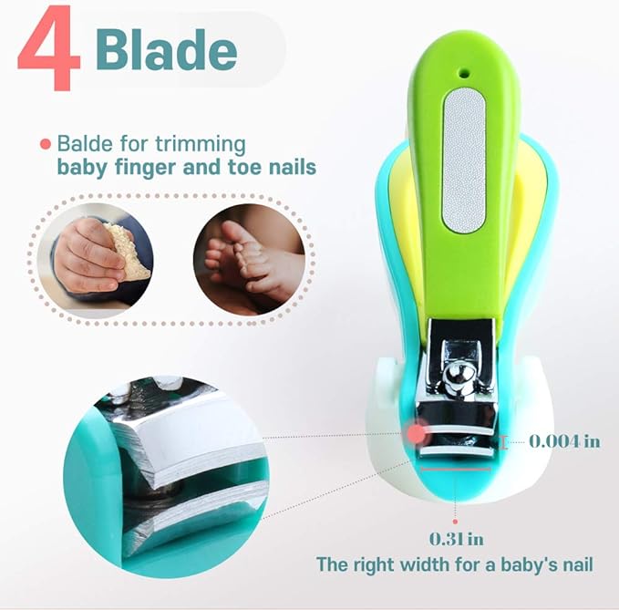 [Made in Korea] ROYAL Baby Whale Nail Clipper with Magnifier SMC-2