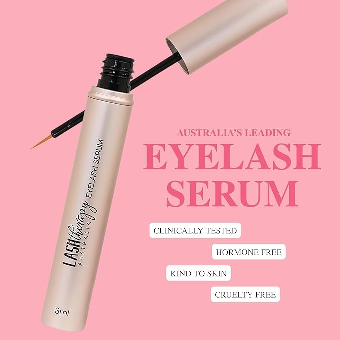 Lash Therapy Australia Eyelash Growth Serum (Available in 5ml & 3ml) – Enhance, Boost & Grow Lashes | Longer, Thicker, Fuller & Naturally Curled Lashes (3ML)