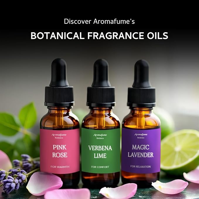 Pink Rose Essential Oil Diffuser Blend by Aromafume | 1 x 30ml / 1 fl oz | Floral & Woody Scent for Romance, Sensuality & Good Vibrations | Rose Aromatherapy Oil | Vegan & Cruelty-Free