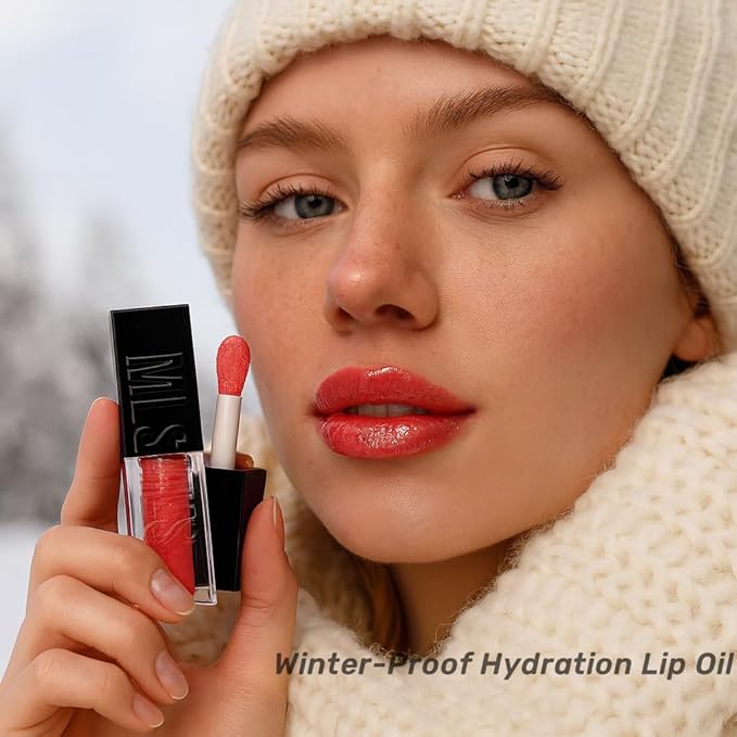 Lip Glow Oil Set – Hydrating & Moisturizing Lip Gloss Oils | High-Shine, Long-Lasting Non-Sticky Lip Care for Smooth Glimmer Finish, Plump Lips | Gift for Women & Girls 3Pcs (Set B)