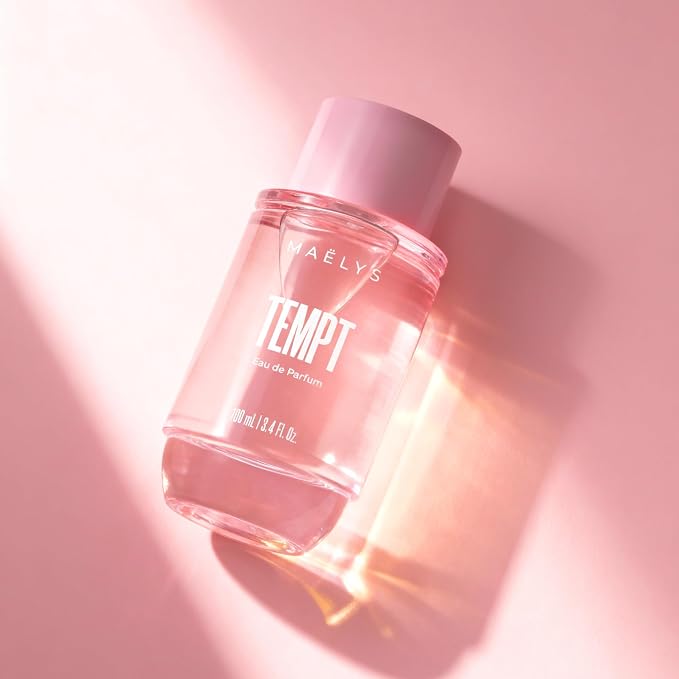 MAËLYS TEMPT Long Lasting Eau de Parfum for Women - Sparkling Citrus, Tropical Fruit & Soft Musk - Luxury Floral Fragrance (100mL)