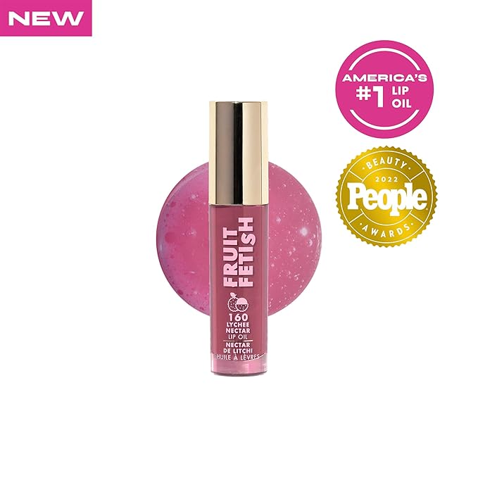 Milani Lip Oil with Vitamin E for Instant Hydration, Fruit Extract Infused Lip Treatment and Moisturizing Lip Gloss - Lychee Nectar