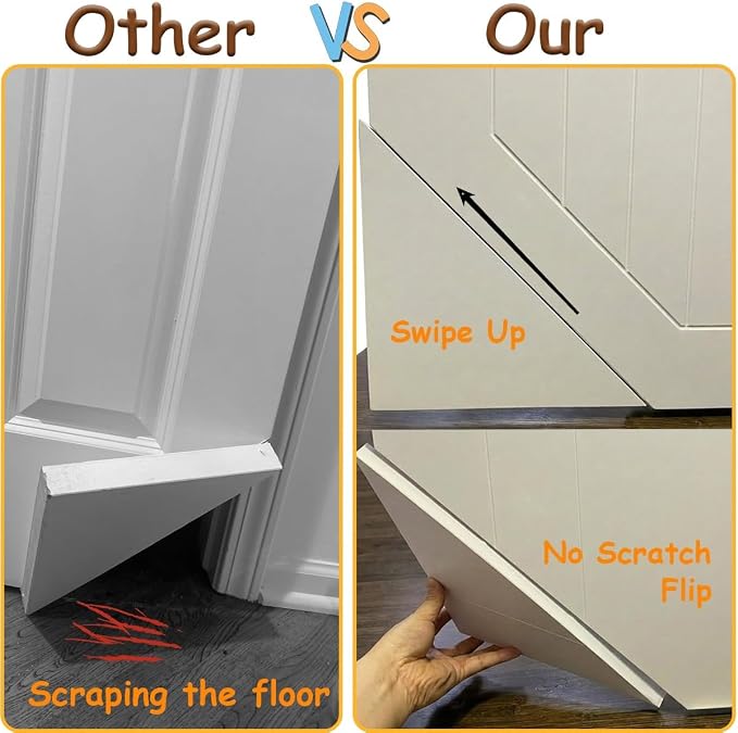 Cat Door Interior Door Hinges Cat Door Corner Hinge Kit Clears the Floor-R | Indoor Cat Door Fits Hollow Doors and Solid Core Cat Doors Easy DIY Install Without Striking the Floor Functional