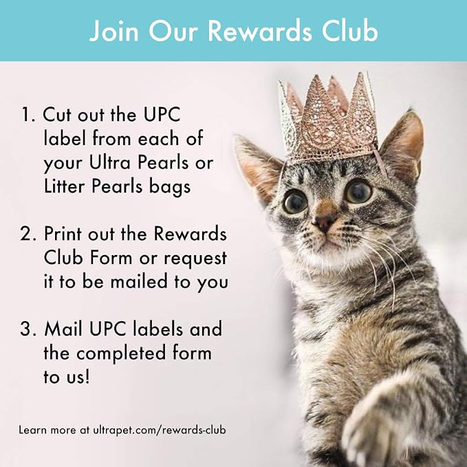 Ultra Pearls Cat Litter - 99.9% Dust Free, Low Tracking, Soft on Paws, Fragrance Free - 5 Lbs., (Pack of 2)