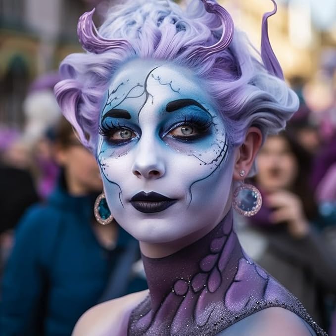 Face and Body Paint Light Purple Macaroon Color (30gm)Non-Toxic Paint for Children and Adults Halloween Makeup, Costumes, Festivals