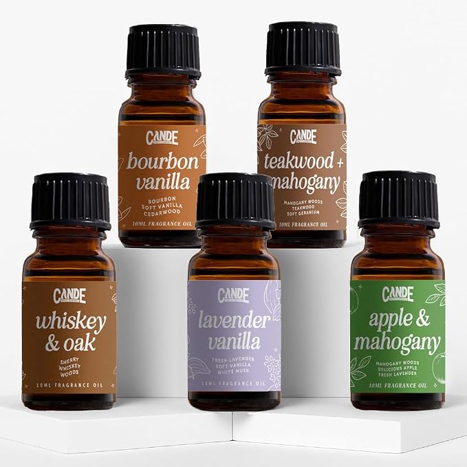 CANDECraftCo Premium Fragrance Oil Bundles – Diffuser Oils Fragrances Scented for Home, Candle Soap Making Supplies, Aromatherapy Blends for House (Fruity, 3-Pack)