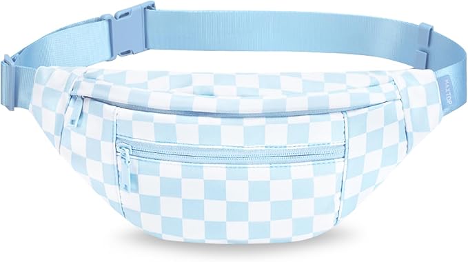 MAXTOP Large Crossbody Fanny Pack with 4-Zipper Pockets,Gifts for Enjoy Sports Festival Workout Traveling Running Casual Hands-Free Wallets Waist Pack Phone Bag Carrying All Phones