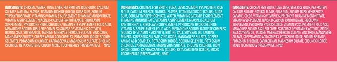 Meow Mix Surf ‘N Turf Patés, Wet Food Variety Pack, 48 Cups