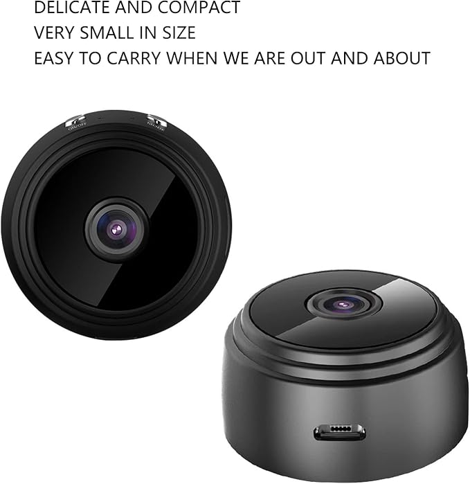 Home Security Camera,1080P Door Camera, Smart Camera for, Pet Camera for Room Baby Dog (Black), PUSOKEIG3E26VAING-11
