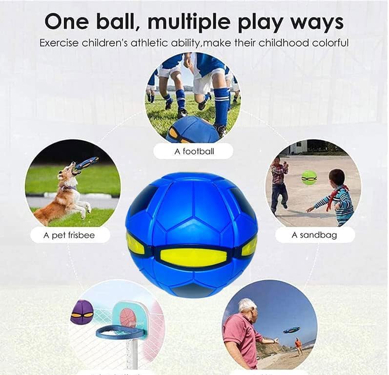 Doggy Disc Ball for Medium Large Dogs, Portable Creative Flying Saucer Ball