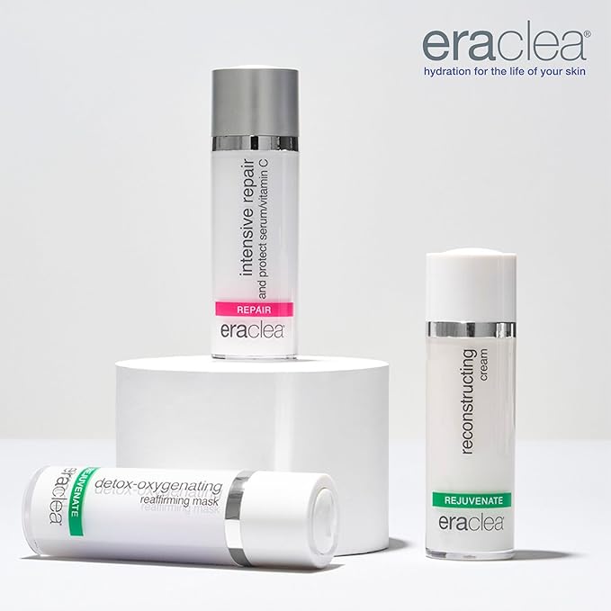 eraclea Detox-Oxygenating Reaffirming Mask, Resurfacing Mask with Oxygenating Plant Stem Cells and Hyaluronic Acid to Restore Radiance and Visibly Reduce Signs of Aging (1 fl oz)