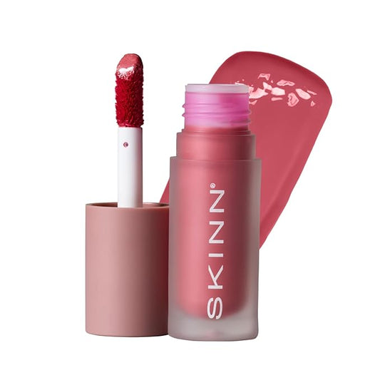 SKINN Treatment Liquid Blush for Cheeks, Pink - Vibrant, Long-Lasting & Buildable Color - Skincare-Infused Make-Up for Fine Lines & Wrinkles - Hydrating & Lightweight Face Makeup Cosmetics
