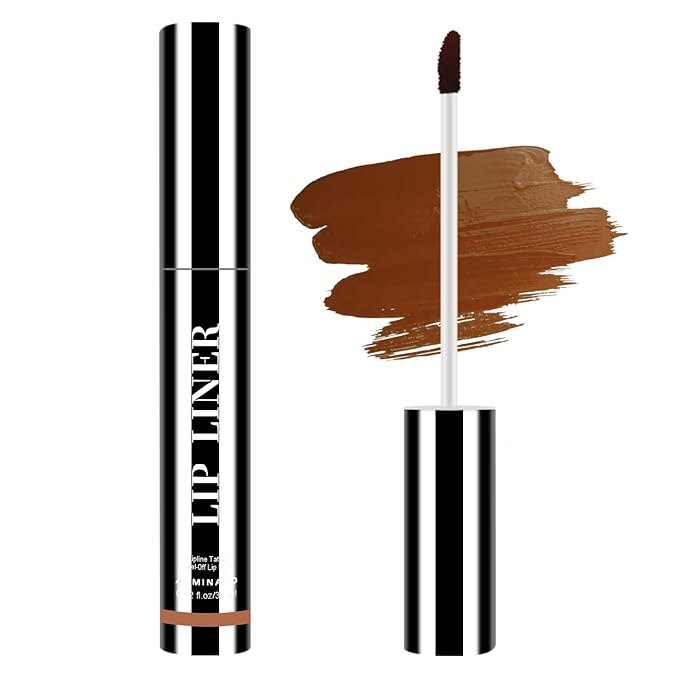 Lip Stain Peel Off - Red Brown Terracotta Lip Tint for Women & Teens | Long Lasting, Waterproof, Non-Sticky, Hydrating | Bold Peel Off Lip Glaze for Sultry Makeup Look