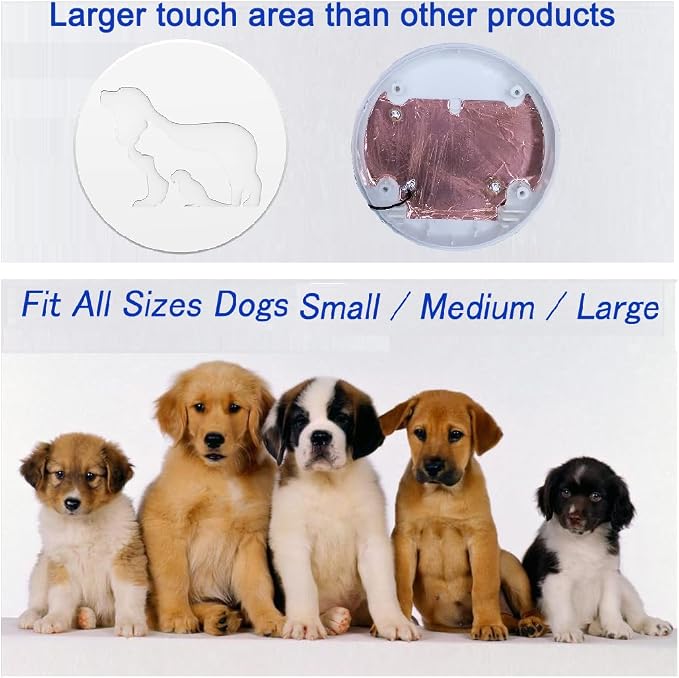 Dog Door Bell for Potty Training to Go Outside, WiFi Doggie Door Bell, Wireless Doggy Doorbell with Phone App,Waterproof Touch Button with Large Activate Range (1 WiFi Receiver 1 Button)