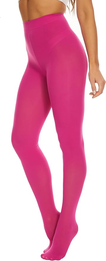 CozyWow Women's 80D Soft Opaque Tights, High Waist Solid Color Womens Tights with 30+ Colors