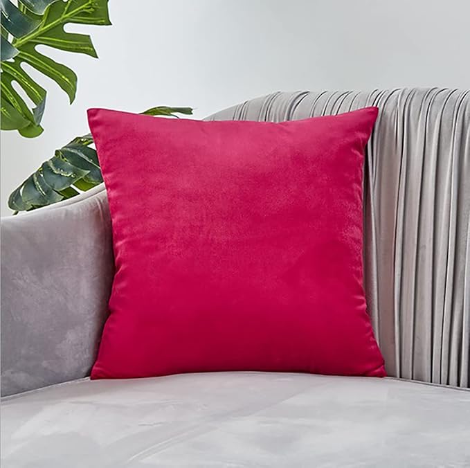3-Piece Coordinated Throw Pillow Bundle – Combo 3 Mix Sizes and Colors Velvet Throw Pillows