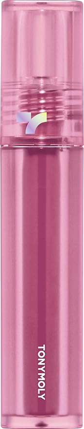 TONYMOLY Perfect Lips Shocking Lip Tint – Long Lasting Semi-Permanent Lip Stain with Shea Butter & Argan Oil, Moisturizing Lightweight Formula for Smooth Lips, N04 Pink Shocking, 0.37 fl oz