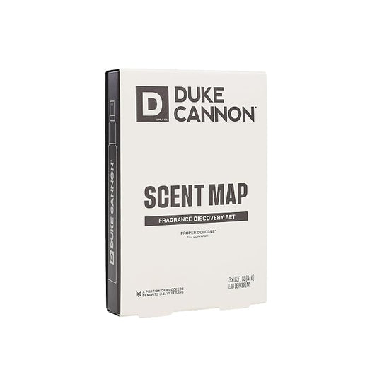 Duke Cannon Proper Cologne Sampler for Men, 3-pack – Sawtooth, Seawolf, Palomino, 1.7 fl oz
