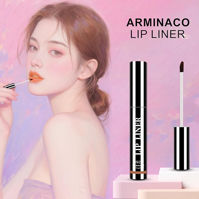 Lip Stain Peel Off - Red Brown Terracotta Lip Tint for Women & Teens | Long Lasting, Waterproof, Non-Sticky, Hydrating | Bold Peel Off Lip Glaze for Sultry Makeup Look