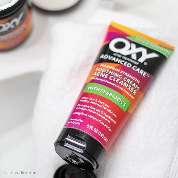 Oxy (R Maximum Strength Acne Cleanser - 5 fl oz Tube (Pack of 2)