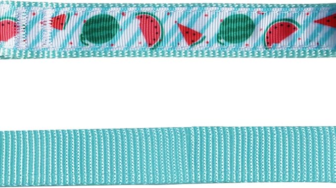 azuza Bowtie Dog Collar, Stylish and Comfy Watermelon Dog Collar with Bow Tie for Large Dogs