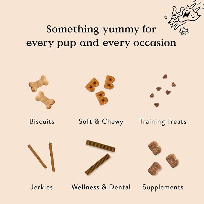 Bocce's Bakery Bac'n Nutty Soft Chewy Dog Treats, PB & Bacon Flavor (12 oz) | Oven Baked, Wheat-Free Everyday Dog Treat Cookies - Made with Real, Limited Ingredients and Baked in The USA