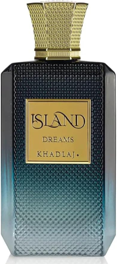 Khadlaj Island Dreams – Fruity, Floral, Woody, Musky – Extrait de Parfum Long-Lasting Fragrance for Unisex, 3.4 Ounce
