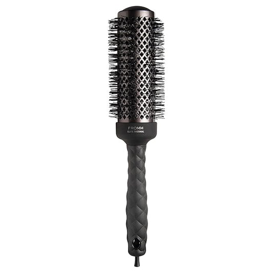 Fromm Elite Thermal Ceramic x Ionic 1.75 Inch Round Hair Brush for Expert Blowouts, Hair Drying, Extended Barrel for Anti-Static Styling, Smoothing, Straightening, and Shine, Ideal for Short Hair