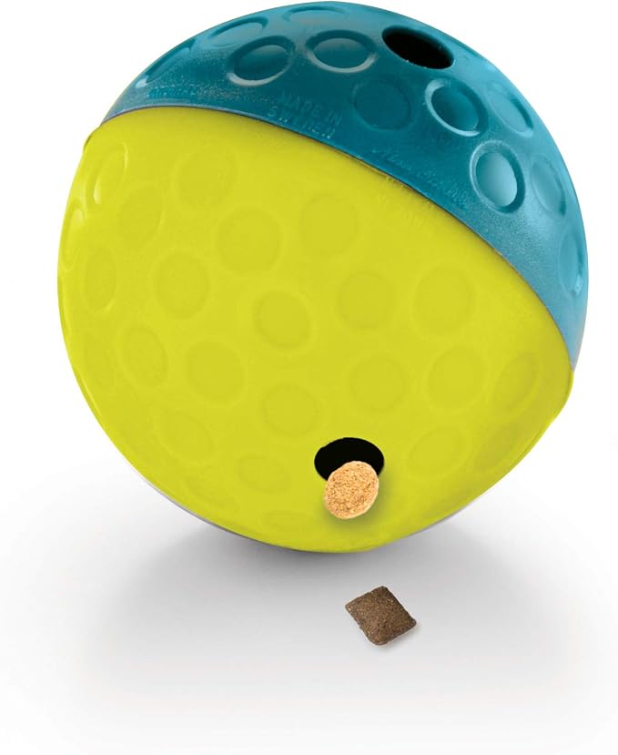 Starmark Bob-a-Lot & Outward Hound Nina Ottosson Treat Tumble Blue Interactive Puzzle Dog Toy, Small & All Breed Sizes