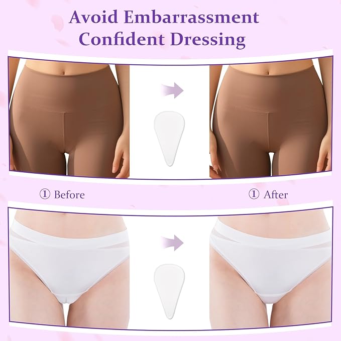 Camel Toe Concealer,Reusable Seamless Camel Toe Underwear,Invisible Frontal Wedgie Cover,Anti Cover Silicone Insert