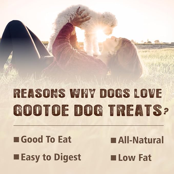 Gootoe Turkey Tendons, Dog Treats for Small Breeds, Twists (S), 10 Counts