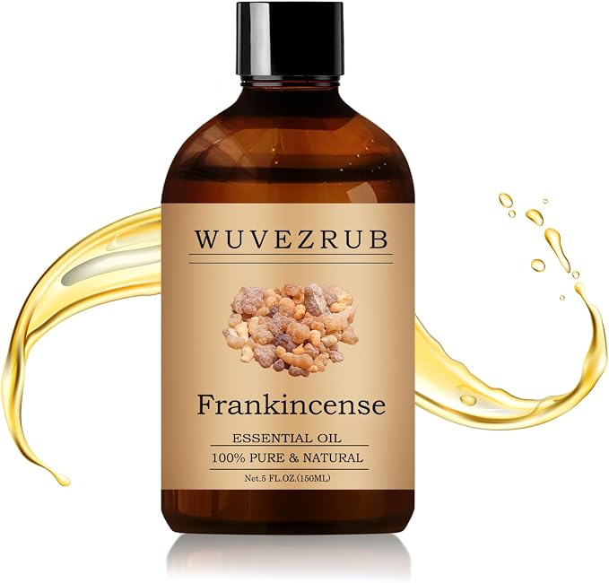 Frankincense Essential Oil– Huge 5 Fl Oz, 100% Pure and Natural Essential Oils for Diffuser, Aromatherapy, Soap and Candle Making, Premium Grade Frankincense Oil-150ML
