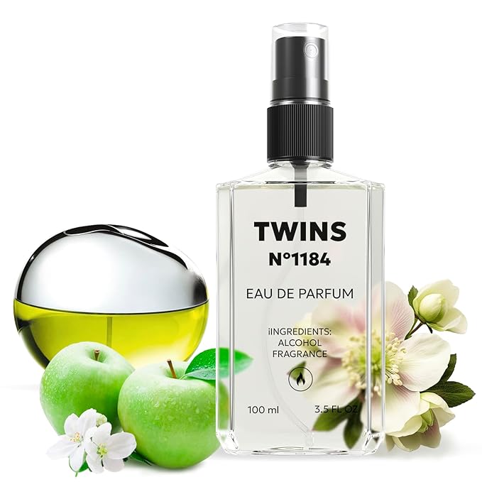 TWINS Impression of Be Delicious | Perfume for Women Eau de Parfum | No.1184 | 3.4 Fl Oz / 100 ml