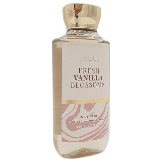 Bath & Body Works Signature Collection Shower Gel For Women10 fl oz (Fresh Vanilla Blossoms)
