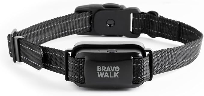 Dog Training Collar to Stop Dog from Pulling on Walks, Remote-Free (MED)