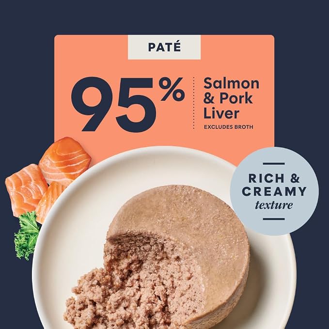 Instinct Original Grain Free Real Salmon Recipe Natural Wet Canned Cat Food by Nature's Variety, 5.5 oz. Cans (Case of 12) | Rich & creamy pate texture, high protein, real salmon, whole-food ingredients, grain-free, hydration support