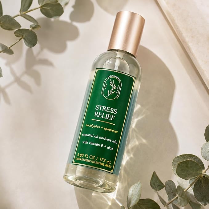Stress Relief Eucalyptus Spearmint Essential Oil Perfume Mist - 5.85 Fl Oz