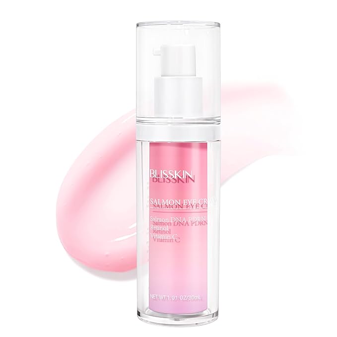 Salmon DNA PDRN & Pink Peptide Eye Cream A Soothing Moisturizer Improves Uneven Skin Tone, Formulated With Peptides, Niacinamide, and Vitamin E for Hydrated, Calm Skin, 30ml