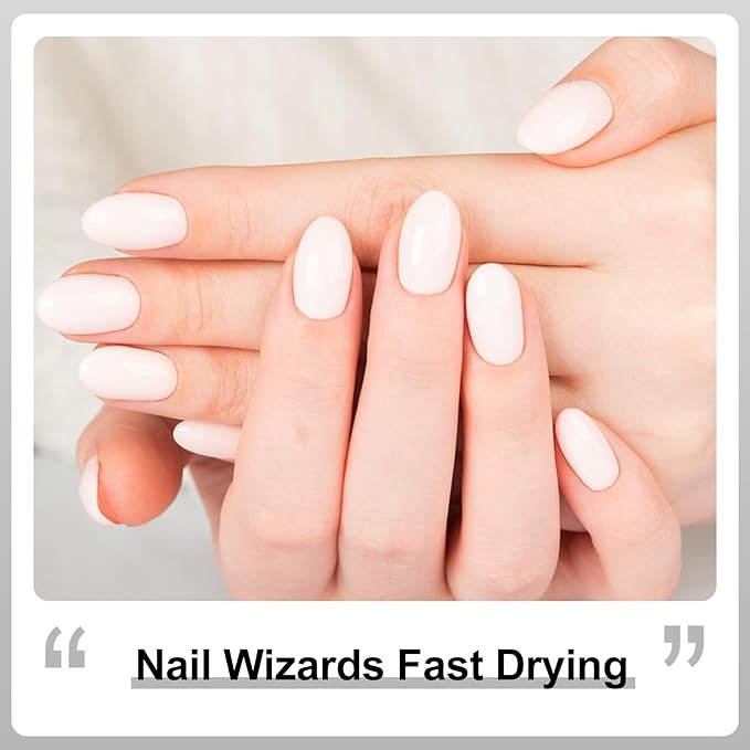 Major Dijit Quick Air Dry Nail Polish White Regular Nail Polish Non UV Gel Hema 0.34 fl oz.