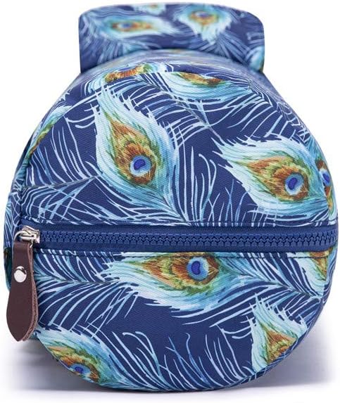 Yoga Mat Bag,Full-zip Exercise Yoga Mat Canvas Carry Bag for Women and Men - Double Storage Pocket,Easy Access Zipper, Adjustable Shoulder Strap and Handle,Fits Most Mat